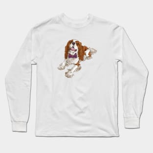 Cavalier King Charles Spaniel - Smiling Blenheim Long Sleeve T-Shirt